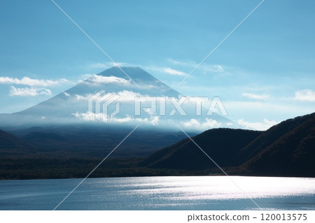 Scenery of Lake Motosu and Mt. Fuji Scenery of Lake Motosu and Mt. Fuji 120013575