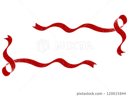 Girly ribbon title frame. Vector data. 120015844