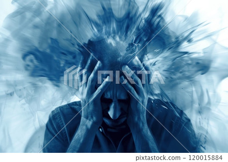 Abstract background Stress Awareness concept. 120015884