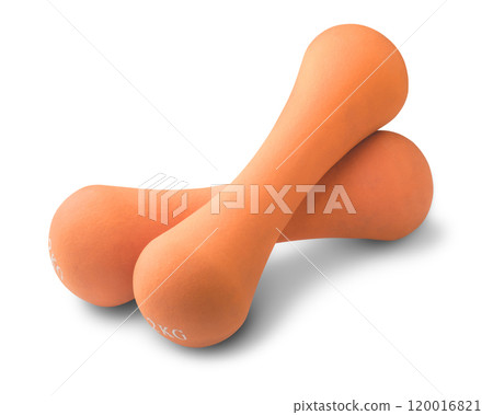 Orange dumbbells Orange dumbbells 120016821