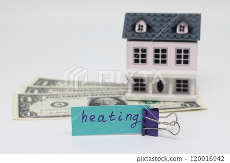 Banknotes are intended to pay for heating. The concept of increasing the cost of heating, Banknotes are intended to pay for heating. The concept of increasing the cost of heating, 120016942