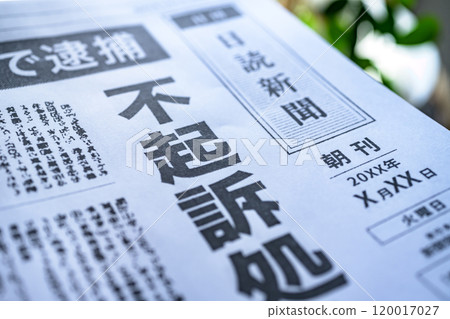 為拍攝而製作的虛構報紙 120017027