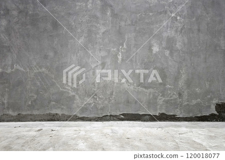 Abstract Concrete Room Background Using for Product Presentation Backdrop. 120018077