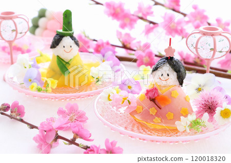 可愛的女兒節 女兒節飯糰 女兒節飯糰 120018320