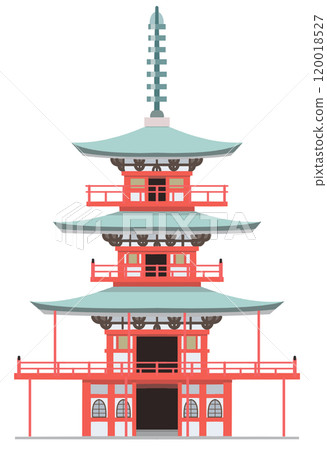 Seigantoji 寺旅遊景點圖圖示的三層寶塔 120018527