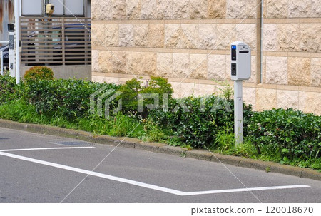 Parking meter and parking space Parking meter and parking space 120018670