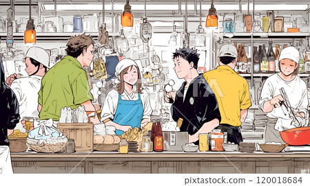 日式速食店：大排檔、站立式餐廳、角落 120018684