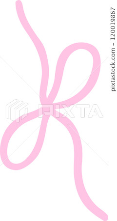 coquette pink ribbon bow 120019867