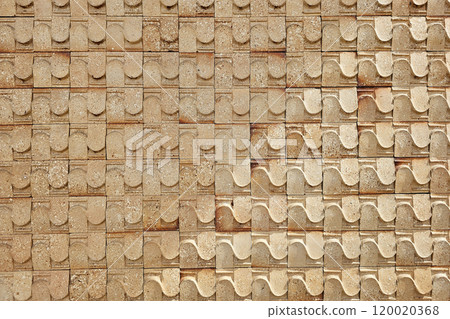 Red Brick Wall Texture with Light Beam for Background. 120020368