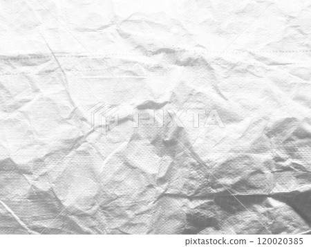 White Crumpled Plastic Sack Background. White Crumpled Plastic Sack Background. 120020385