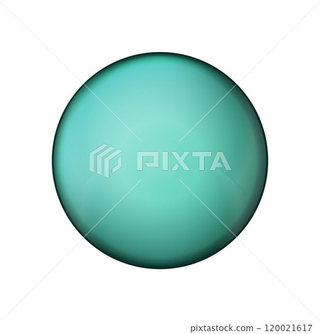 Glass blue ball or precious pearl. Glossy realistic ball, 3D abstract vector illustration highlighted on a white background. Big metal bubble with shadow Glass blue ball or precious pearl. Glossy realistic ball, 3D abstract vector illustration highlighted on a white background. Big metal bubble with shadow 120021617