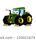 拖拉機的插圖 拖拉機的插圖 120021674