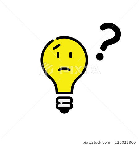 Light bulb character Light bulb character 120021800