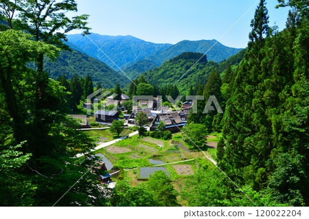 Early summer, Ainokura Gassho Village, Gokayama, Toyama Prefecture 120022204