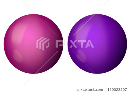 Glass color ball or precious pearl. Glossy realistic ball, 3D sphere. Abstract vector illustration highlighted on a white background. Big metal bubble with shadow Glass color ball or precious pearl. Glossy realistic ball, 3D sphere. Abstract vector illustration highlighted on a white background. Big metal bubble with shadow 120022207