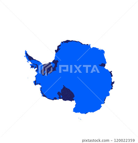 Map of Antarctica, sign silhouette. World Map Globe. Vector Illustration isolated on white background. Antarctic continent Map of Antarctica, sign silhouette. World Map Globe. Vector Illustration isolated on white background. Antarctic continent 120022359