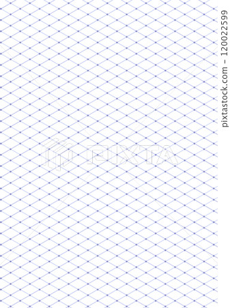 Graph paper. Printable isometric color grid paper with color lines. Geometric background for school, textures, notebook, diary, notes, print, books. Realistic lined paper blank size A4 120022599