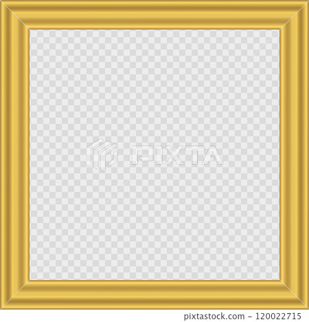 Squared golden vintage textured wooden frame for your design. Vintage cover. Place for text. Vintage antique gold beautiful frames for paintings or photographs. Template vector illustration Squared golden vintage textured wooden frame for your design. Vintage cover. Place for text. Vintage antique gold beautiful frames for paintings or photographs. Template vector illustration 120022715