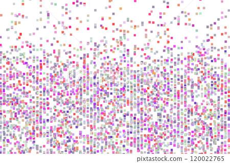 Multicolor dotted background, colorful vector texture with circles. Glitter abstract illustration with blurred drops of rain. Pattern for ads, web page, wallpaper, poster, banner. Copy space 120022765