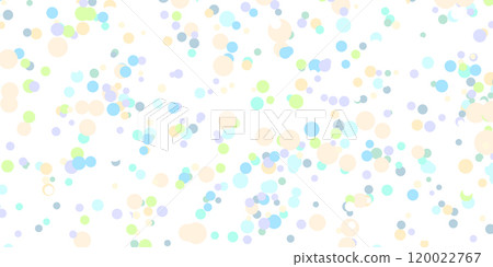 Light multicolor background, colorful vector texture with circles. Splash effect banner. Glitter silver dot abstract illustration with blurred drops of rain. Pattern for web page, banner,poster, card 120022767