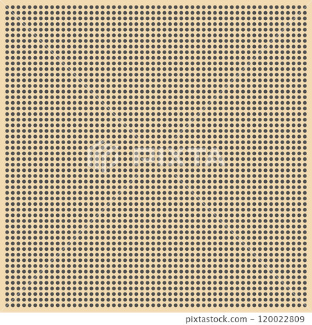 Graph paper. Printable dotted grid paper on white background. Geometric abstract dotted transparent illustration with dots for school, notebook, diary, notes, print. Realistic paper blank size A4 120022809