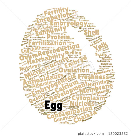 Egg Research Word Cloud 120023282