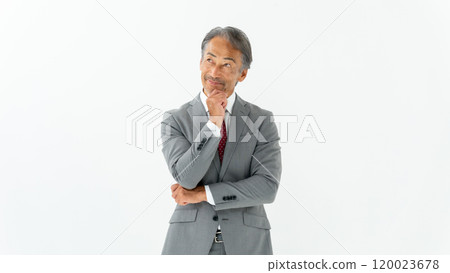 Business senior man planning Business senior man planning 120023678