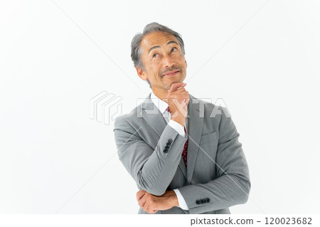 Business senior man planning 120023682