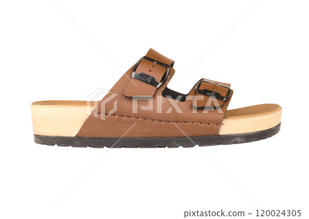 sandals Leather isolated on white background 120024305