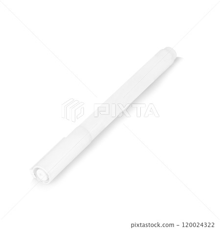 marker color white pen isolated on white background 120024322