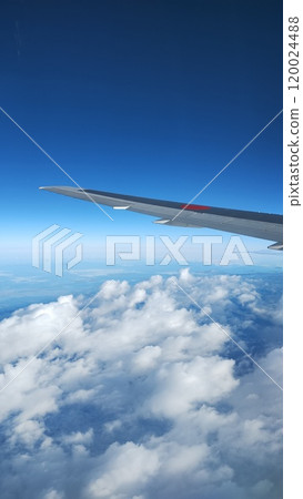 "Wings above the clouds, a journey of blue skies and freedom" 120024488