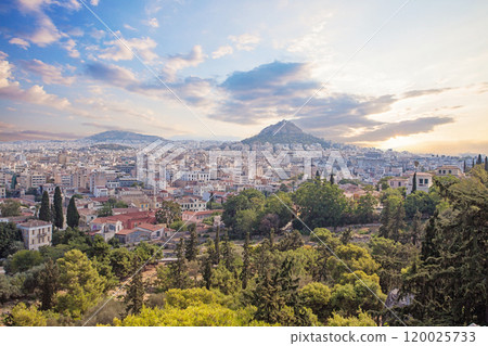 View of Athens from the Acropolis 120025733