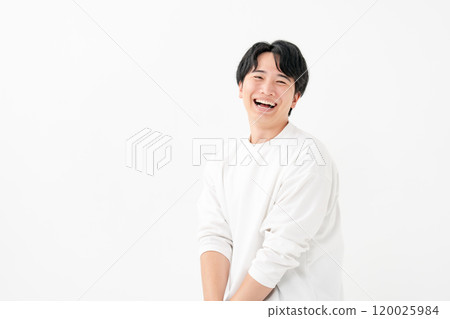 Casual man smiling Casual man smiling 120025984