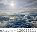 從飛機上看到的雲海：海、雲、天空和太陽2 120026111