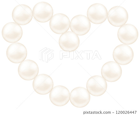 Coquette heart shaped pearl 120026447
