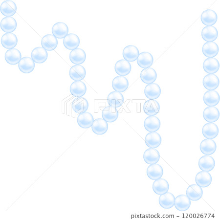 Coquette blue curved pearl Coquette blue curved pearl 120026774