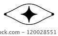 Eye line icon logo symbol 120028551