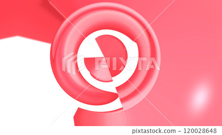 Red tone Abstract Coral Spiral Design with a Modern Minimalist Look Red tone Abstract Coral Spiral Design with a Modern Minimalist Look 120028648