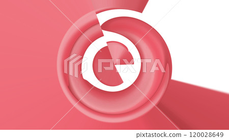 Red tone Abstract Coral Spiral Design with a Modern Minimalist Look Red tone Abstract Coral Spiral Design with a Modern Minimalist Look 120028649