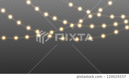 Christmas light PNG. Festive Christmas light garlands. Xmas, New Year, wedding or Birthday. Set of Christmas glowing garlands. Christmas light PNG. Festive Christmas light garlands. Xmas, New Year, wedding or Birthday. Set of Christmas glowing garlands. 120029337