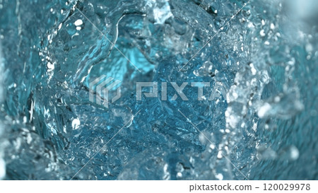 Freeze Motion of Rotating Water in Twister Shape 120029978
