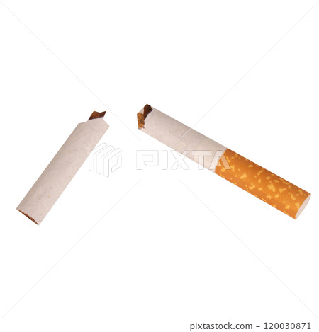 cigarette isolated on white background cigarette isolated on white background 120030871