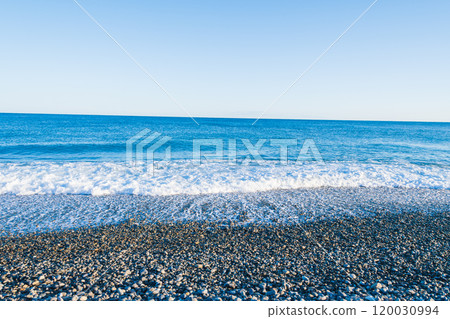 A calm beach A calm beach 120030994