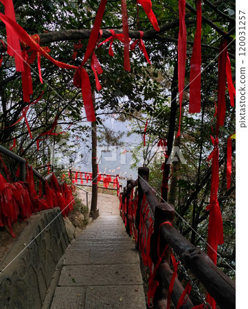 National Zhangjiajie Park in China is a breathtaking natural wonderland known for its towering sandstone pillars, lush forests, and deep ravines. It served as inspiration for the floating mountains  120031257