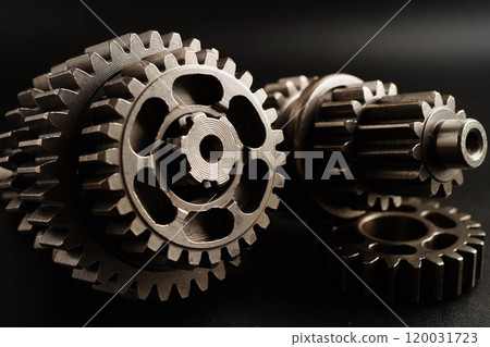 Metal gear wheel engine car and bike, mechanic industry. Metal gear wheel engine car and bike, mechanic industry. 120031723