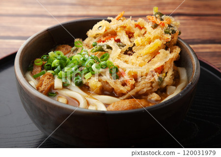 Fried chicken curry udon 120031979