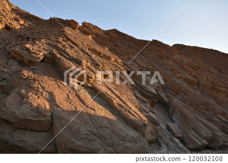 California mountains background, Golgen canyon in Death Valley, view of natural landscape, US national parks wildlife 120032108