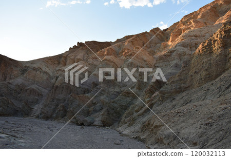 California mountains background, Golgen canyon in Death Valley, view of natural landscape, US national parks wildlife 120032113