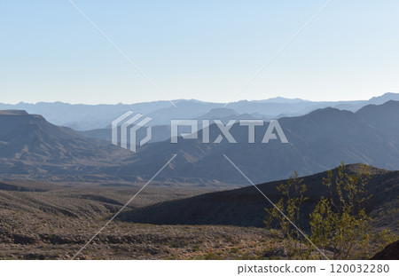 California hills and plains background, natural landscape, US wildlife 120032280