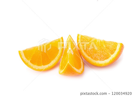 Orange fruit isolated on white Orange fruit isolated on white 120034920